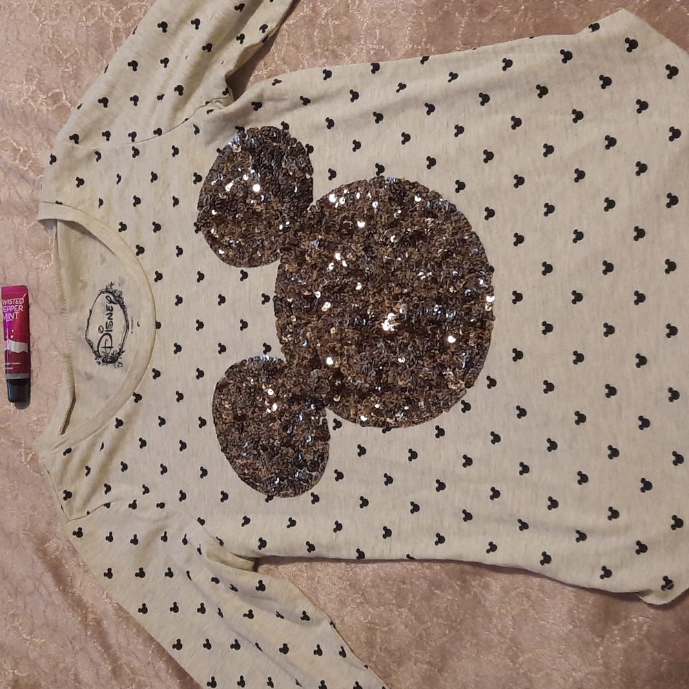 Disney long sequins top